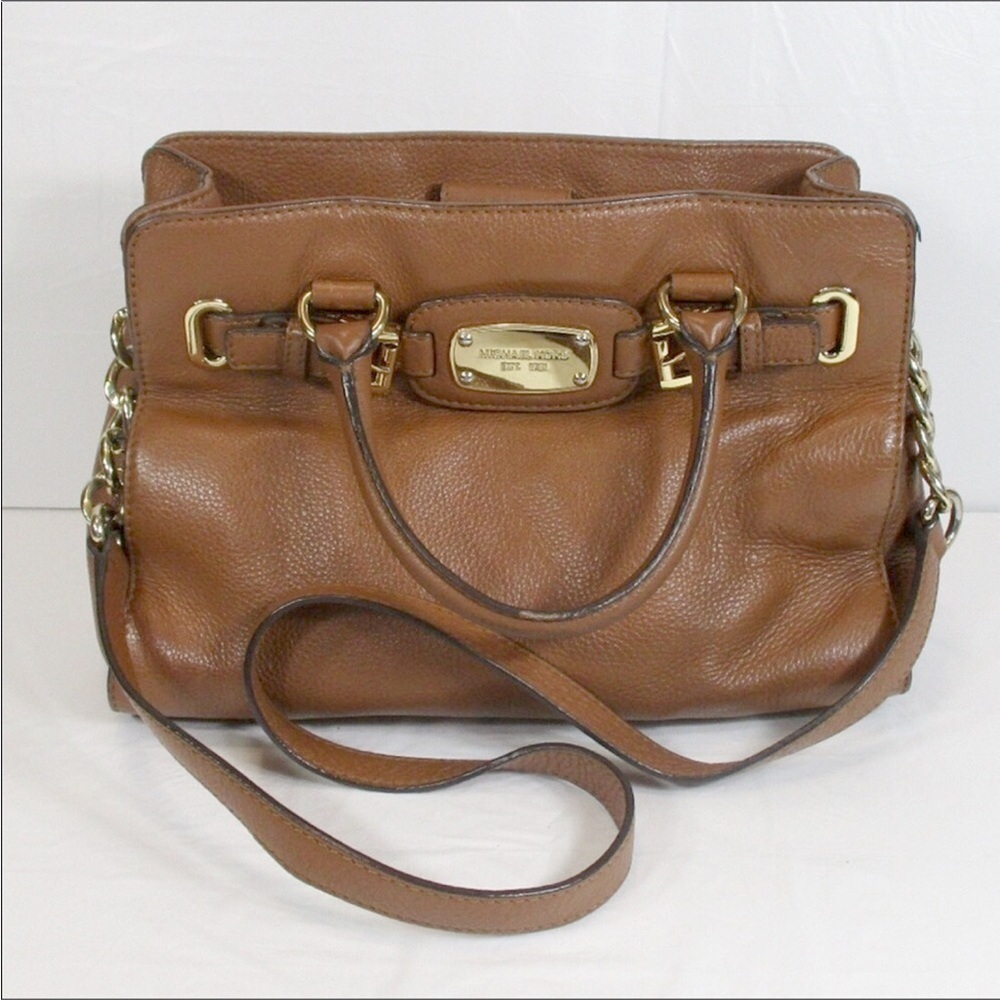 MICHAEL KORS Tan Satchel/Crossbody Bag - Picture 2 of 9